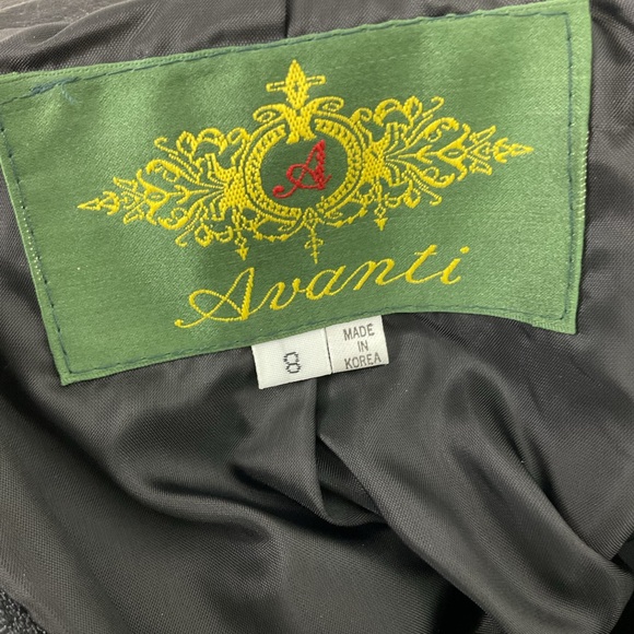 Vintage Avanti Black Leather Pencil Skirt waist size 23”-26” - Picture 9 of 11